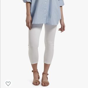 NO NONSENSE pull-on stretch denim capri legging